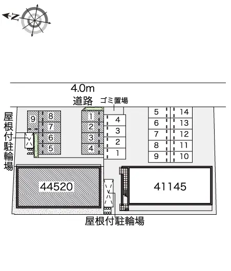 倉敷市東塚３丁目 月極駐車場